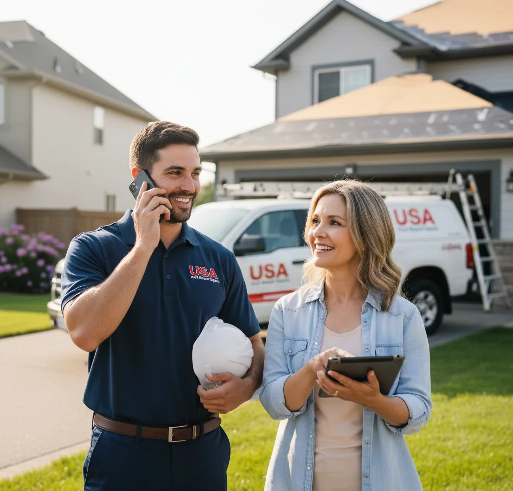 USA Roof Repair Experts customer support in Momence